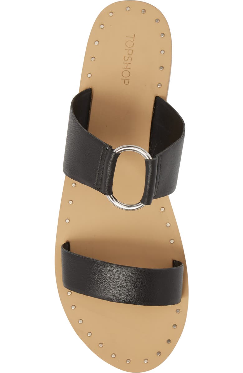 Topshop Hooray Ring Slide Sandal, Alternate, color,