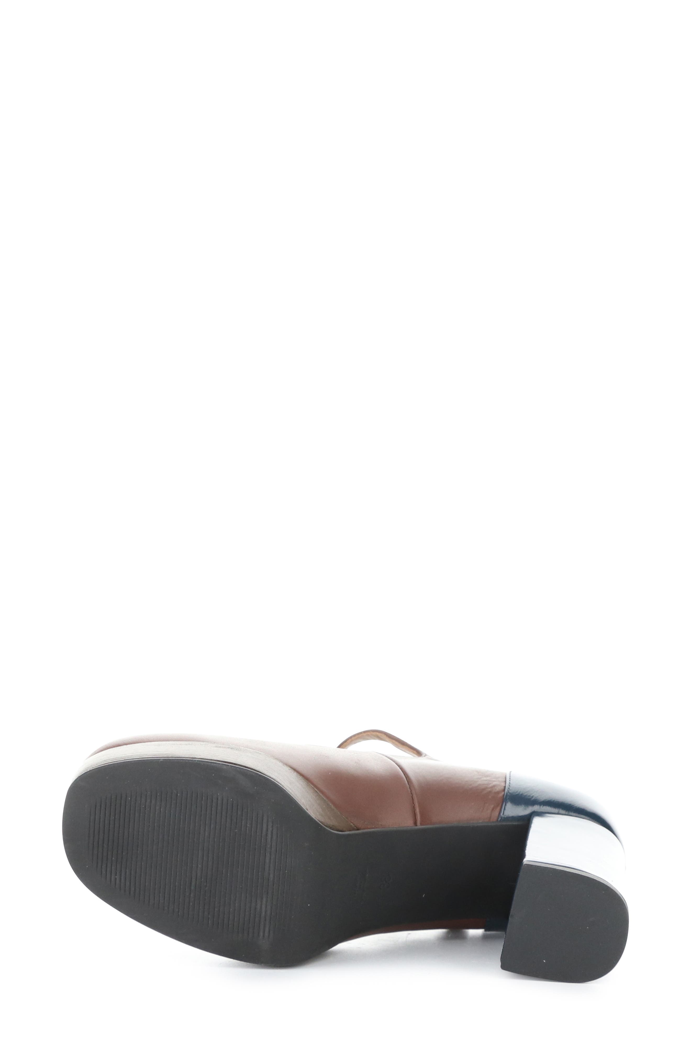 Fly London Eril Platform Pump, Alternate, color, Cognac/ Navy