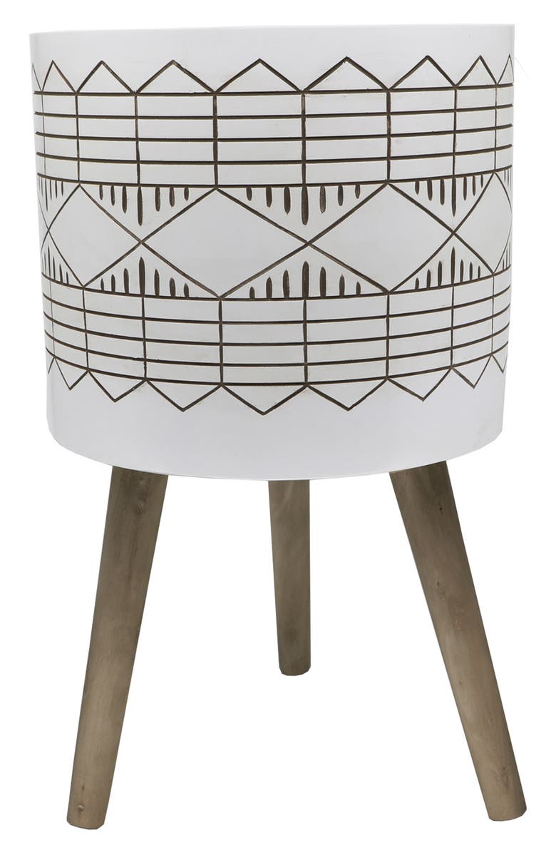 FLORA BUNDA Peru Fiberglass Planter, Main, color, 