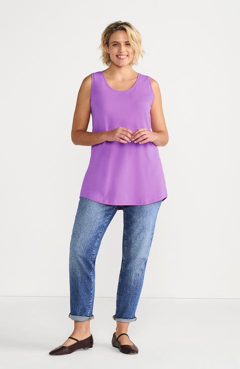 Supima Cotton Tunic Tank Top