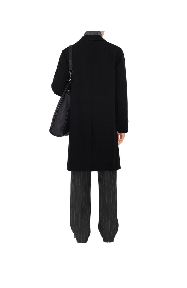 Burberry Long Cotton Blend Car Coat, Alternate, color,