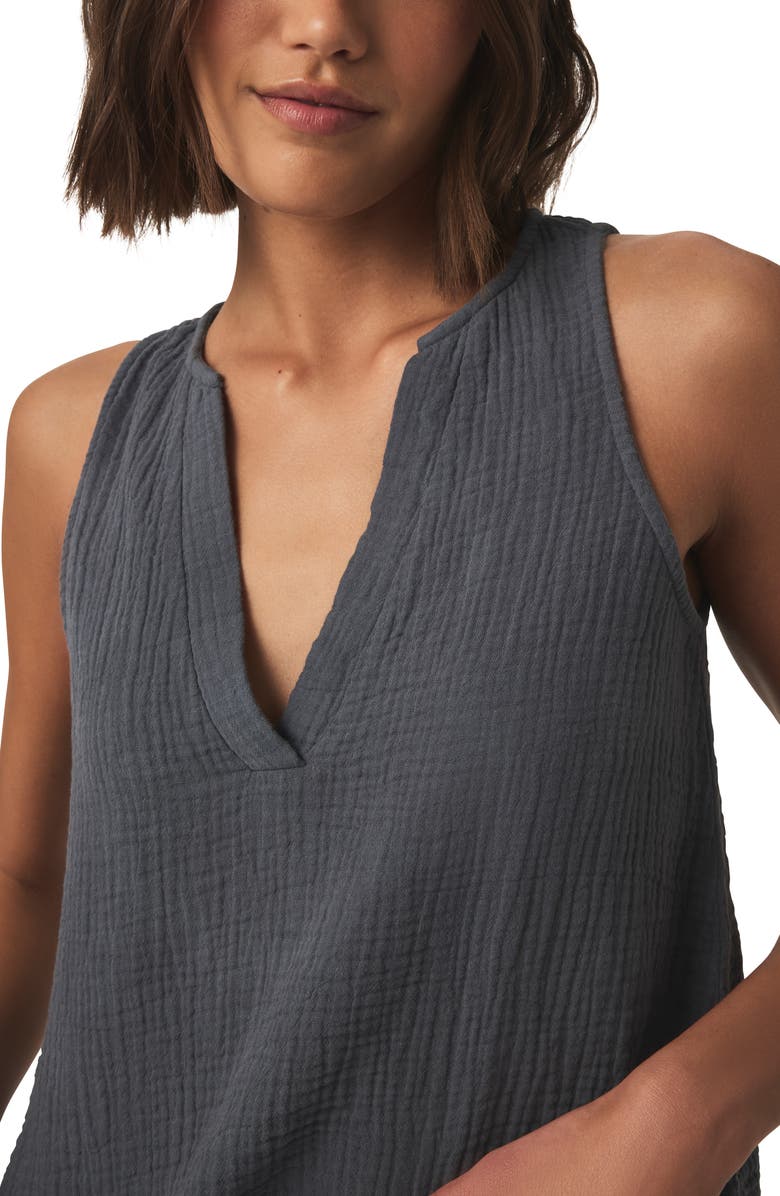 Splendid Kit Cotton Gauze Tank, Alternate, color, Ink