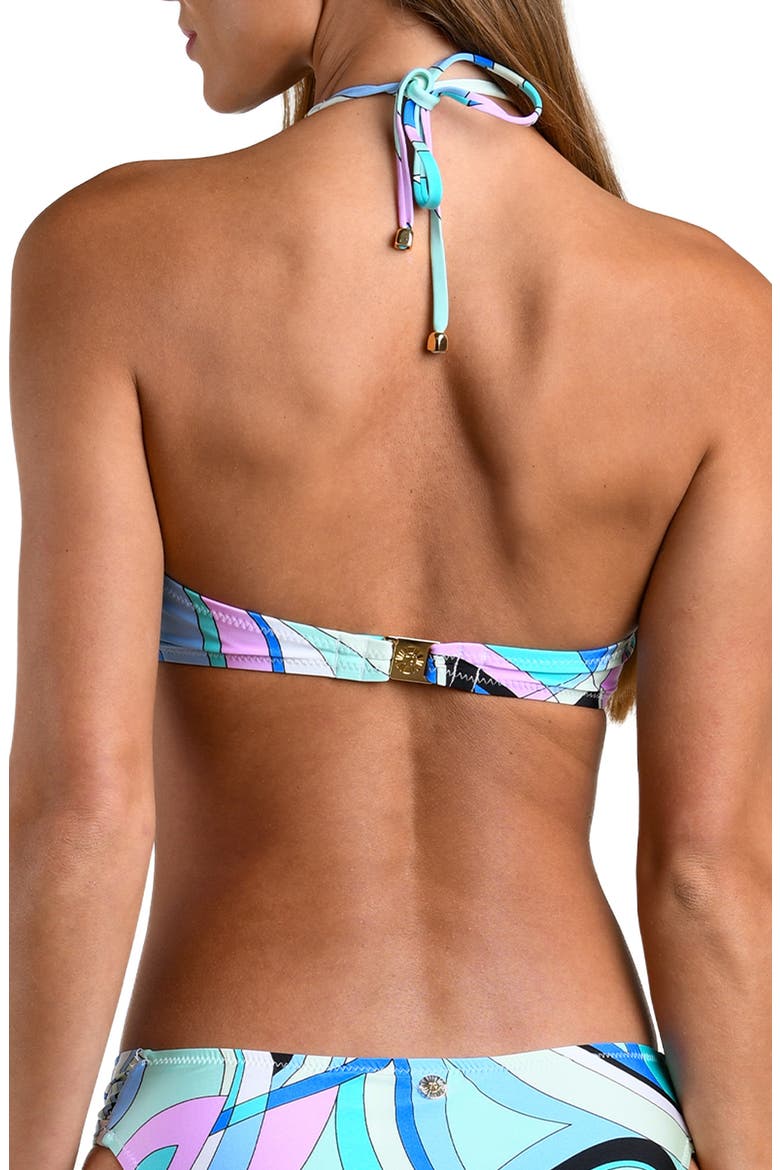 Studio Swirl Bandeau Bikini Top, Alternate, color, SEAFOAM