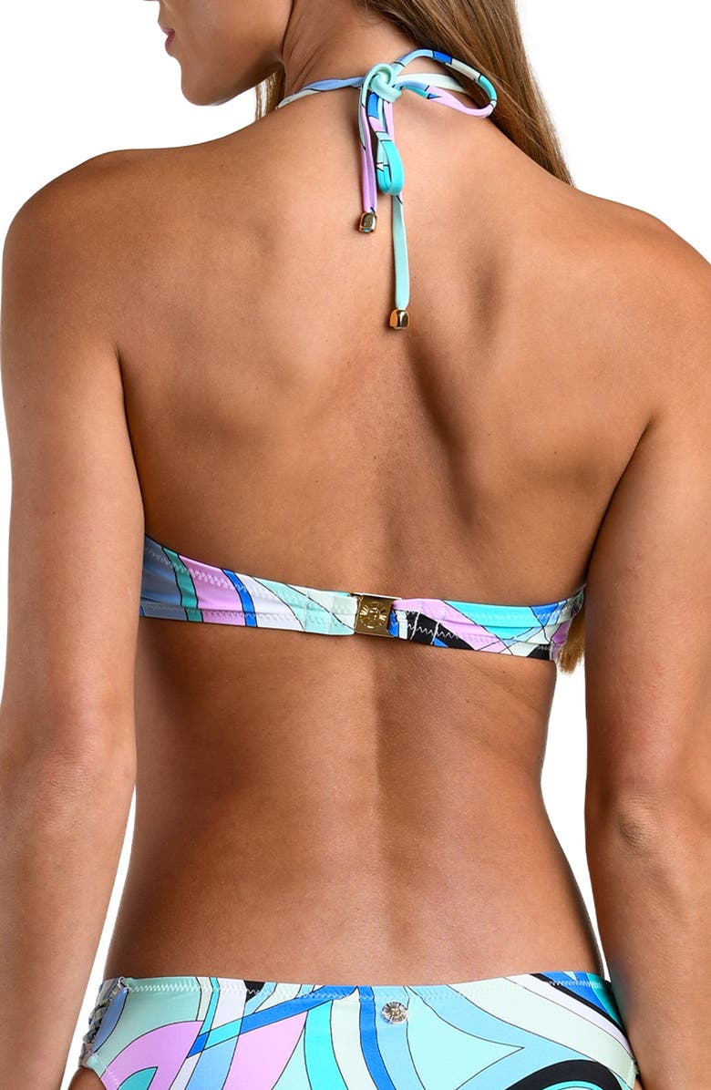 Sunshine 79 Studio Swirl Bandeau Bikini Top, Alternate, color, Seafoam