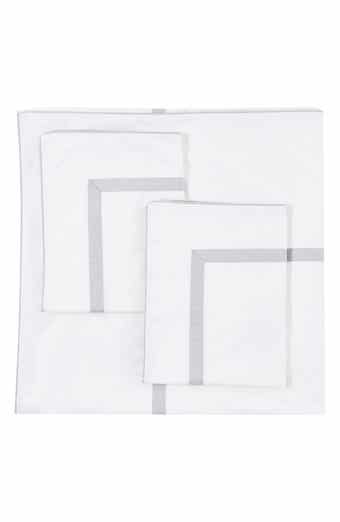 MELANGE HOME Classic Border Embroidered Duvet & Sham Set