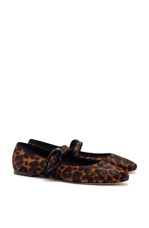 Larroude Larroudé Verona Ballet Flat In Leopard