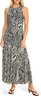 Socialite Ruched Mesh Midi Dress
