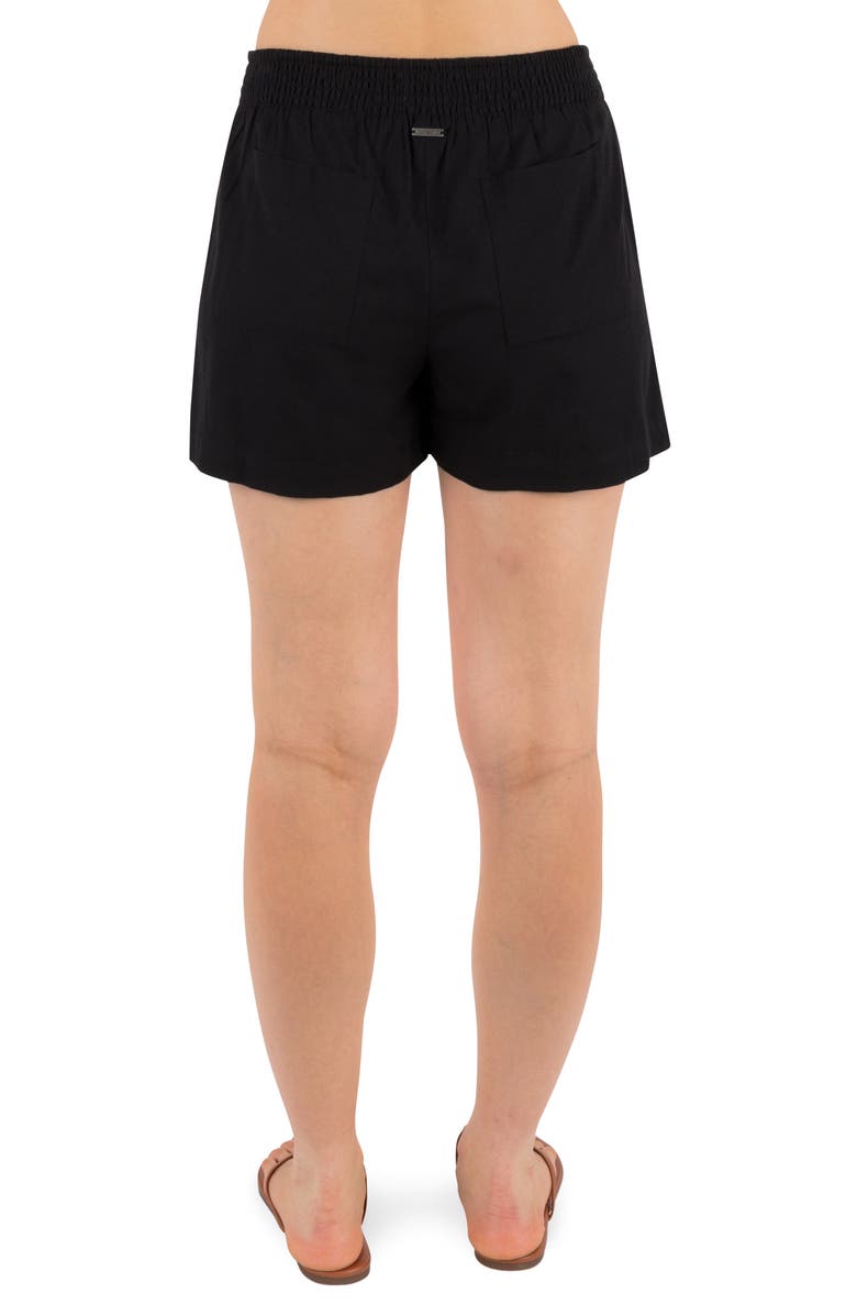 Hurley Beach Club Cotton Blend Shorts, Alternate, color, Black