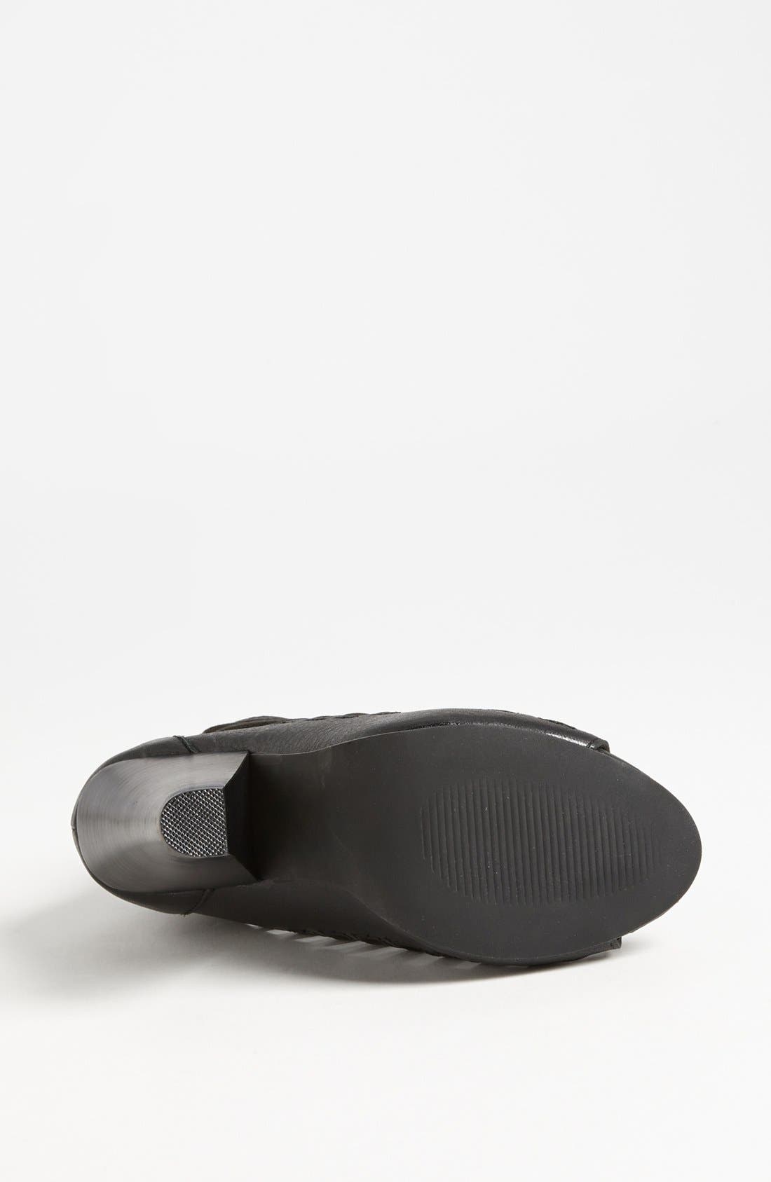 'Alexxia' Bootie, Alternate, color, BLACK LEATHER