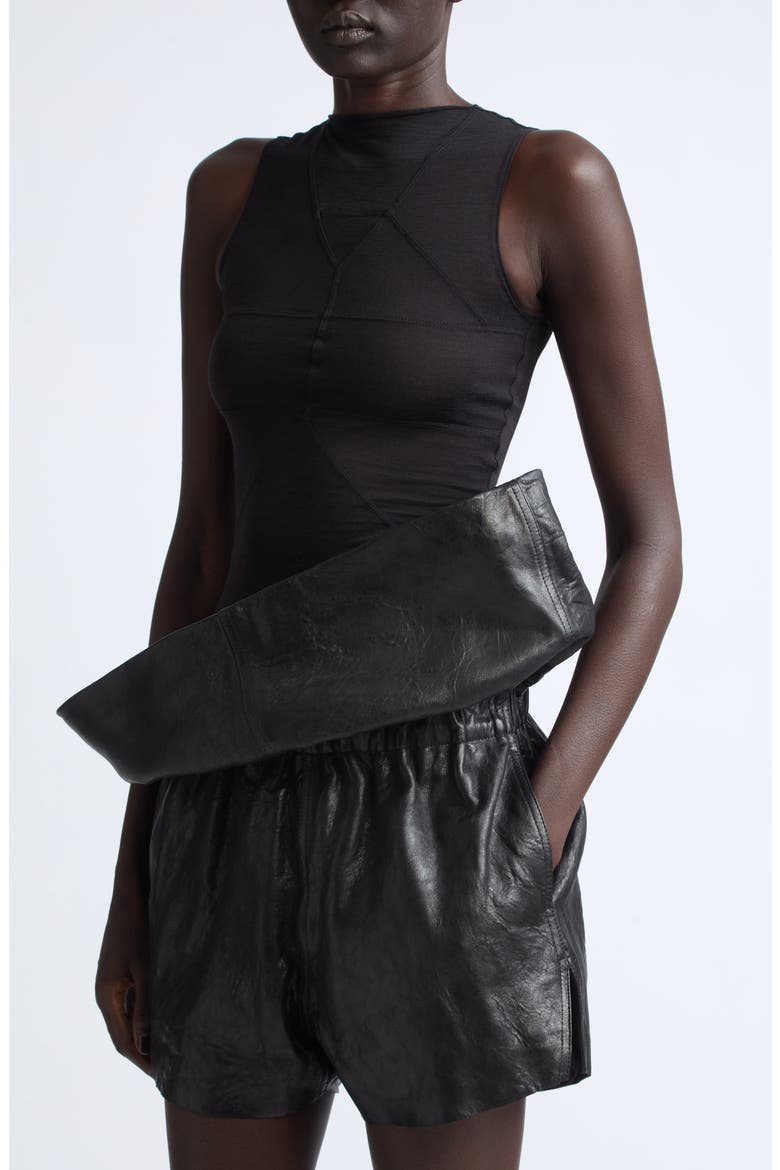 Temple Wool & Silk Tank, Alternate, color, BLACK