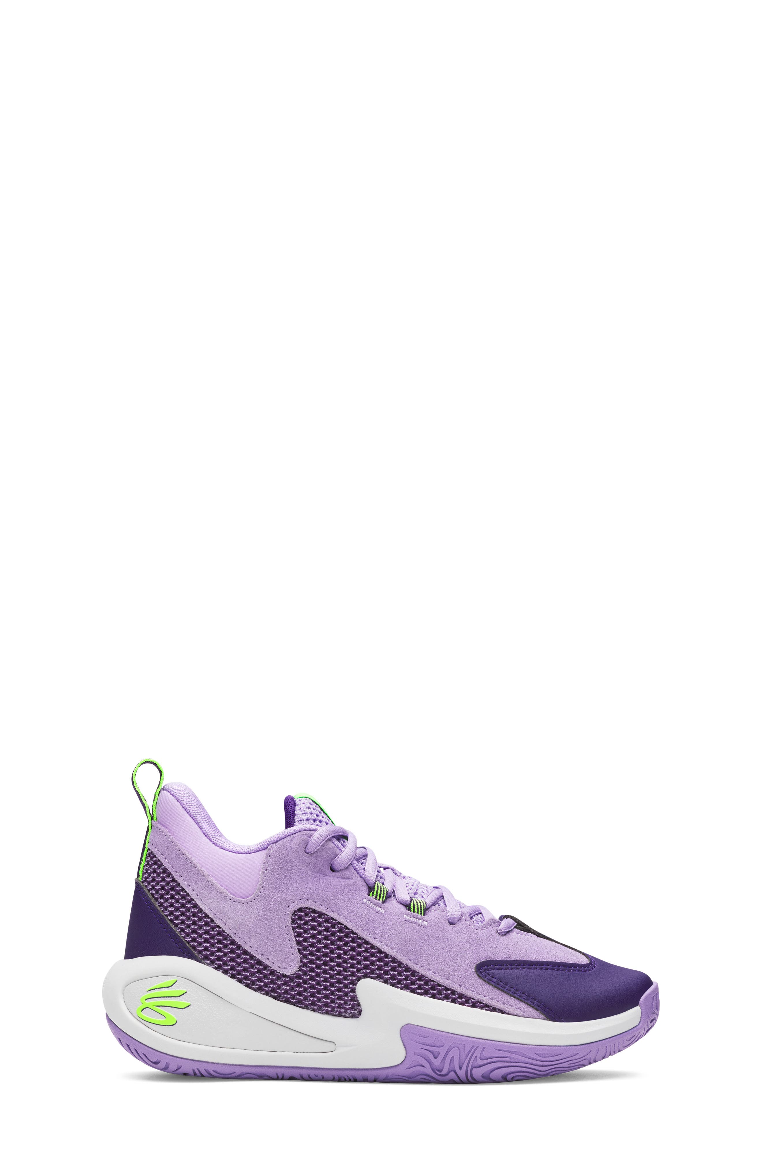 Kids' Curry Sneaker, Alternate, color, TRANSPARENT