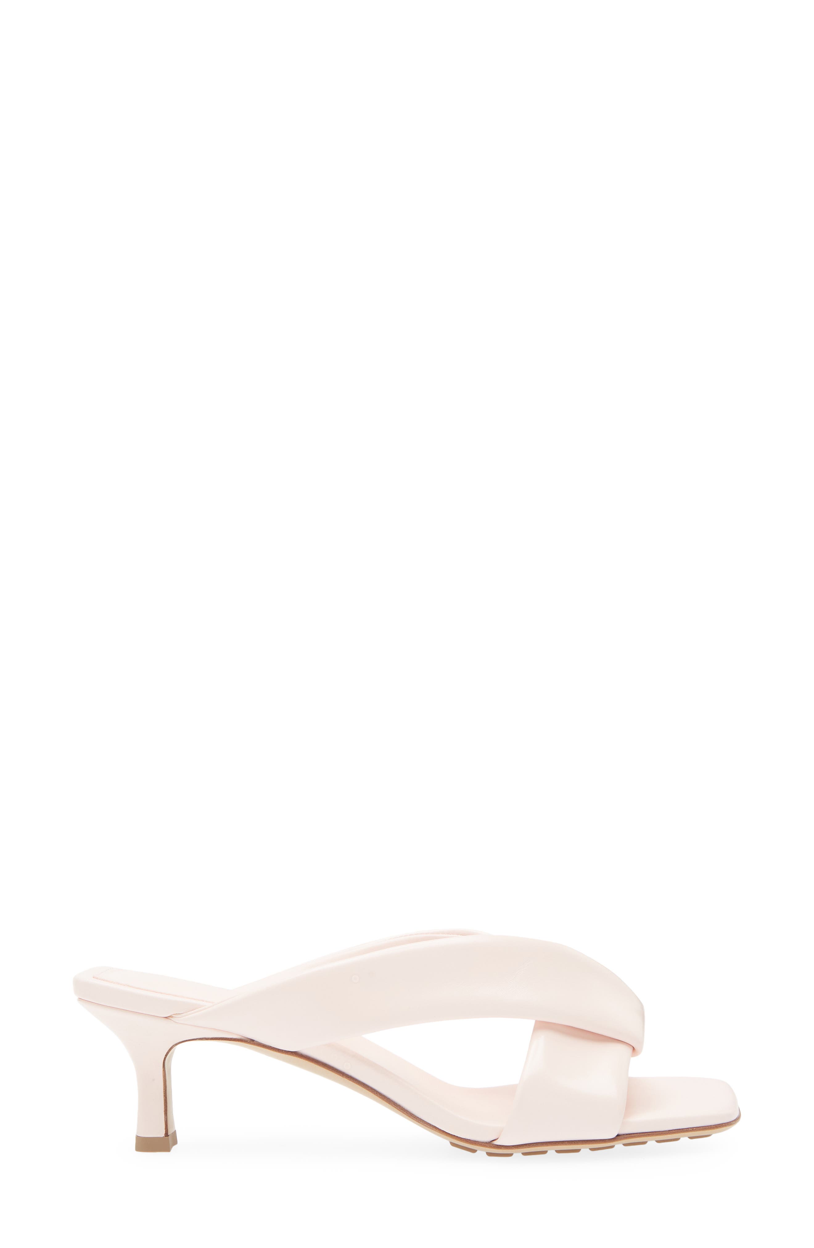 Bottega Veneta Riva Kitten Heel Sandal, Alternate, color, 5964 Seashell