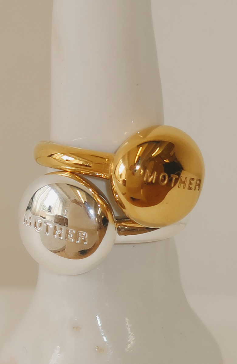 Joiana Jewelry Mother Pinky Ring, Alternate, color, Gold