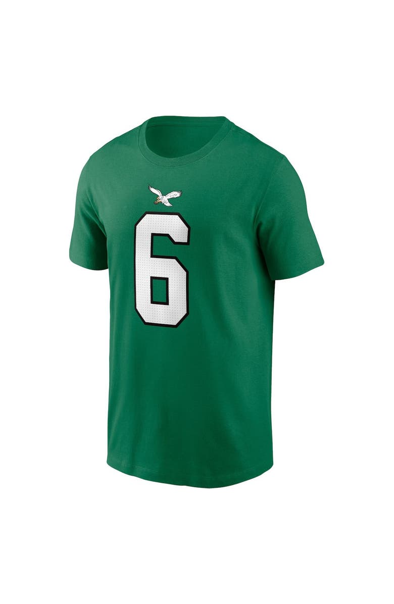 Nike Men's Nike DeVonta Smith Kelly Green Philadelphia Eagles Alternate Player Name & Number T-Shirt, Alternate, color, Kelly Green