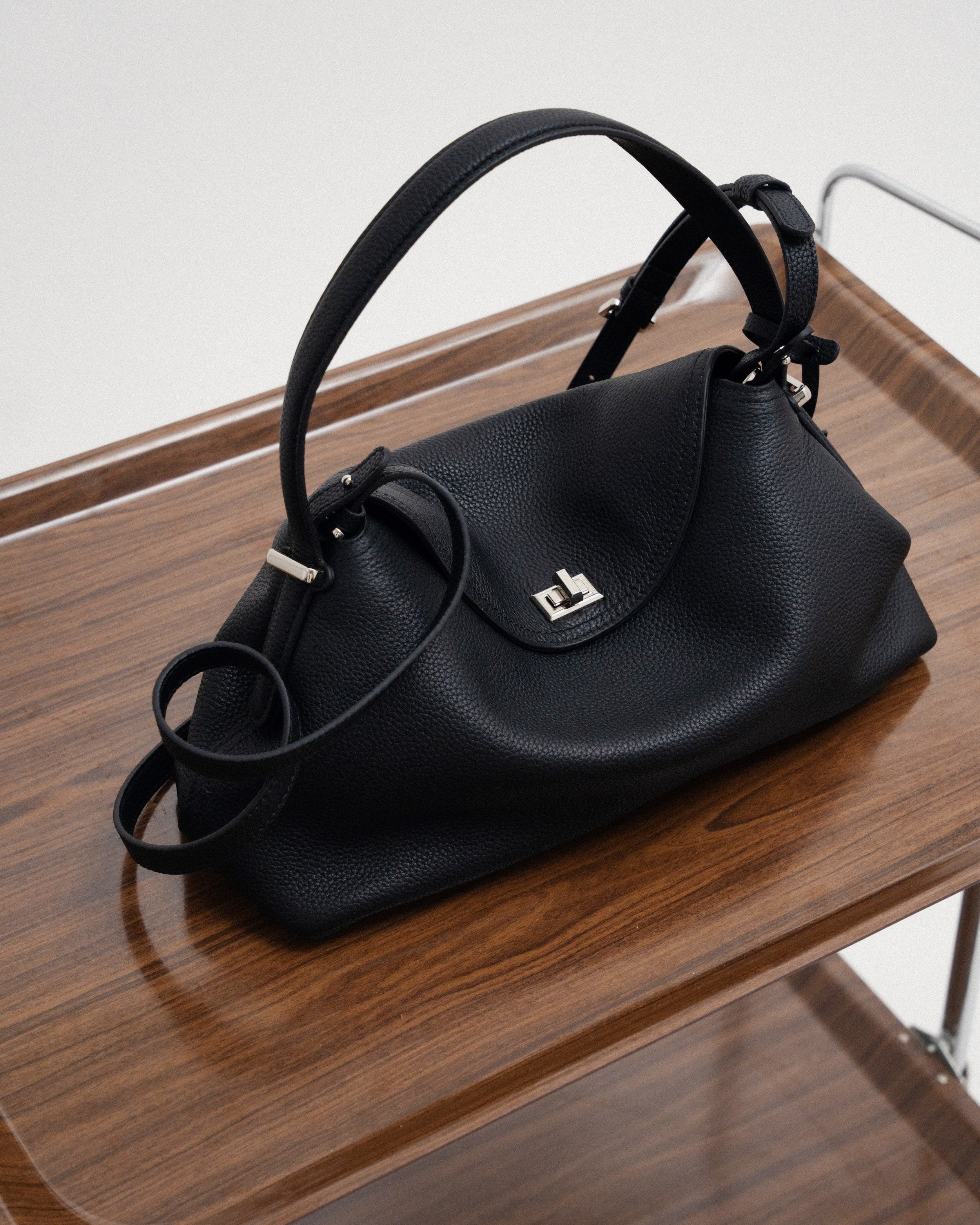 Bob Oré Blue Collection Zephyr Handbag, Alternate, color, Black