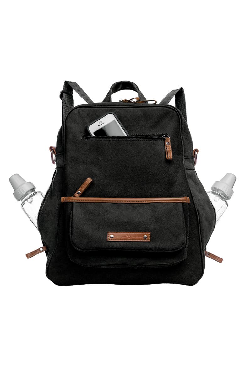Monroe-On-the-Go Diaper Backpack, Alternate, color, AFTER HOURS