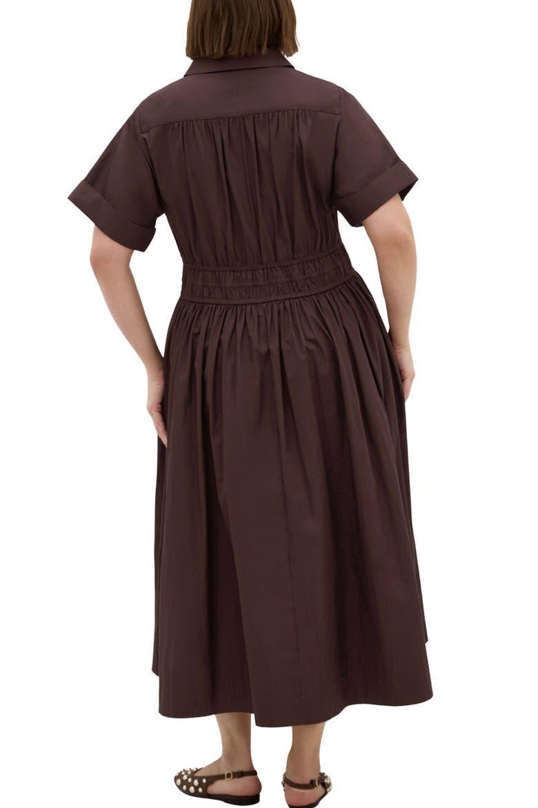 Lana Shirtdress, Alternate, color, CHOCOLATE