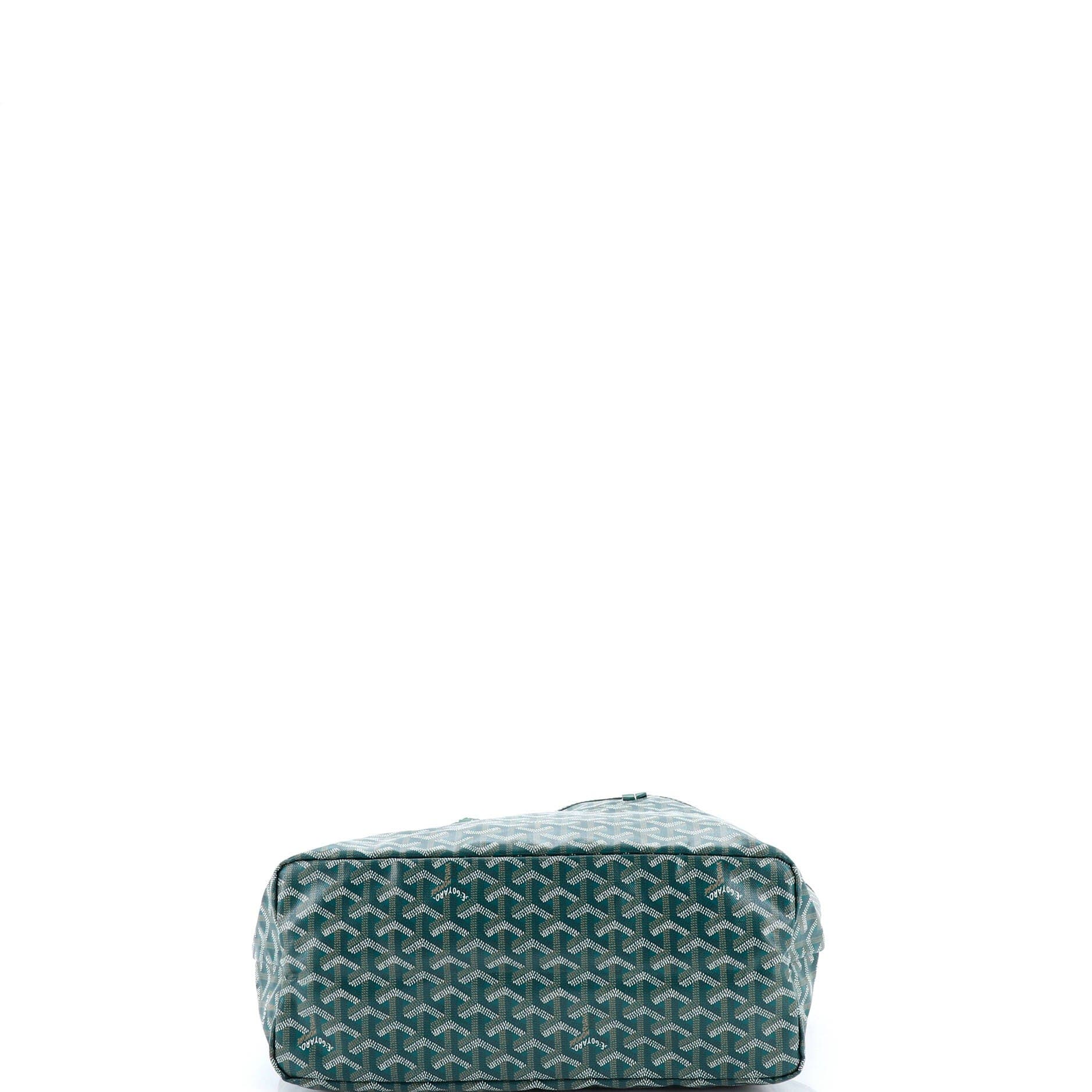 Pre-Owned Goyard Saint Louis Tote Coated Canvas PM, Alternate, color, Green