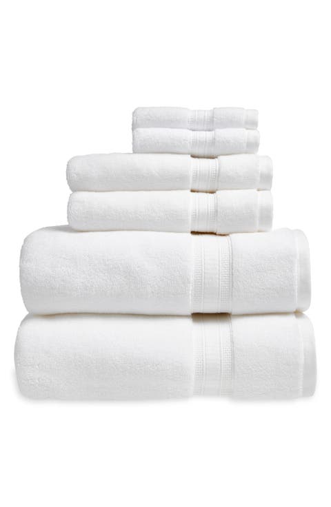 6-Piece Zero Twist Bath Towel Set