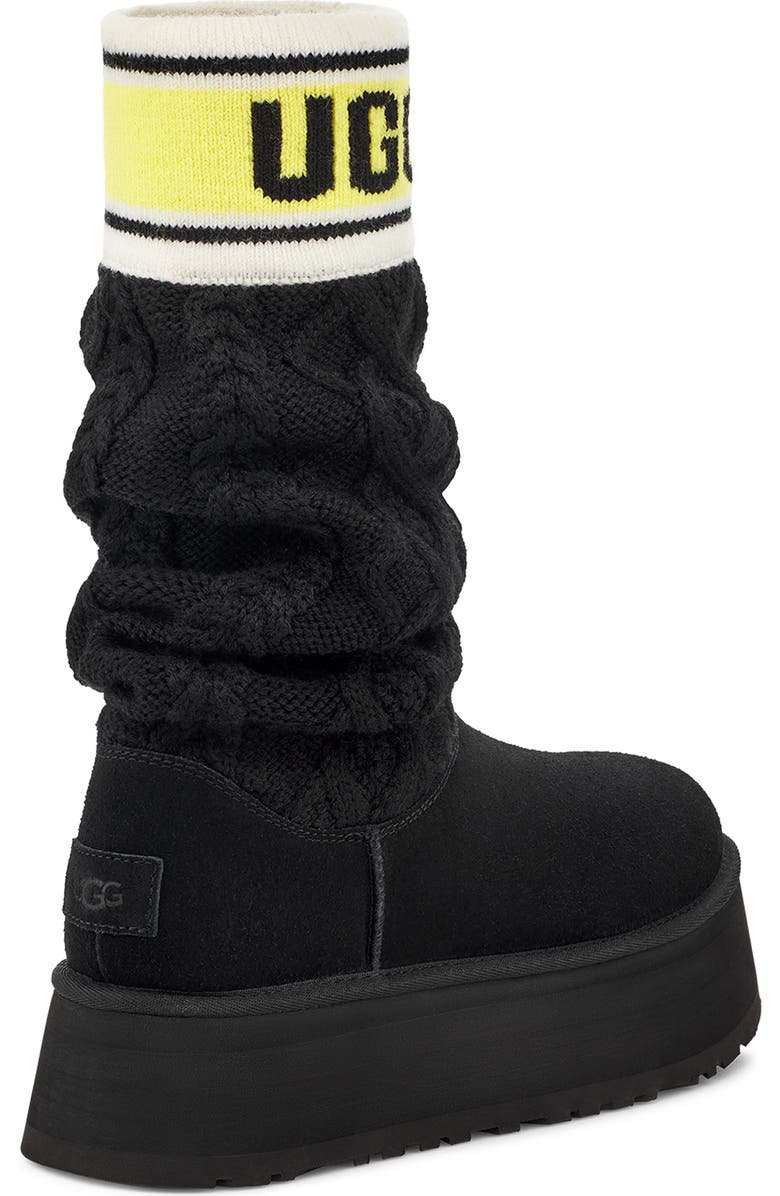 UGG<sup>®</sup> Classic Sweater Letter Boot, Alternate, color,