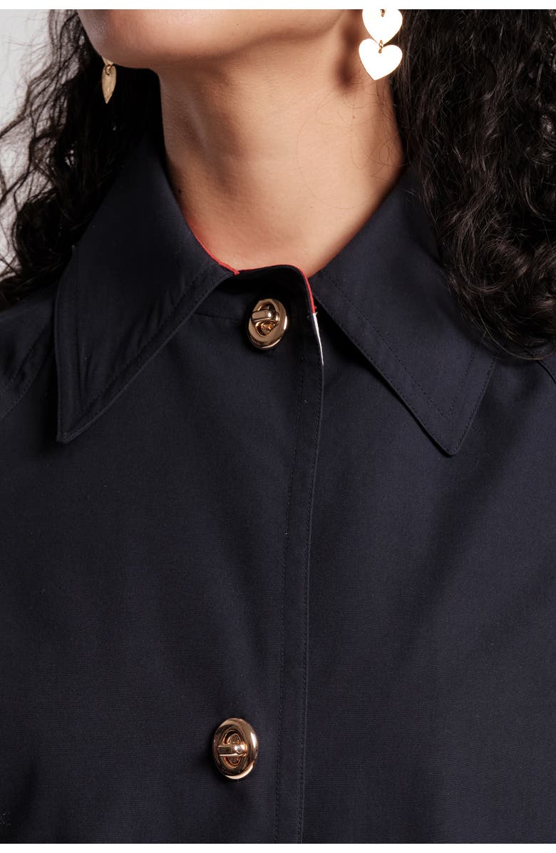 Frances Valentine Spiffy Trench, Alternate, color, Navy