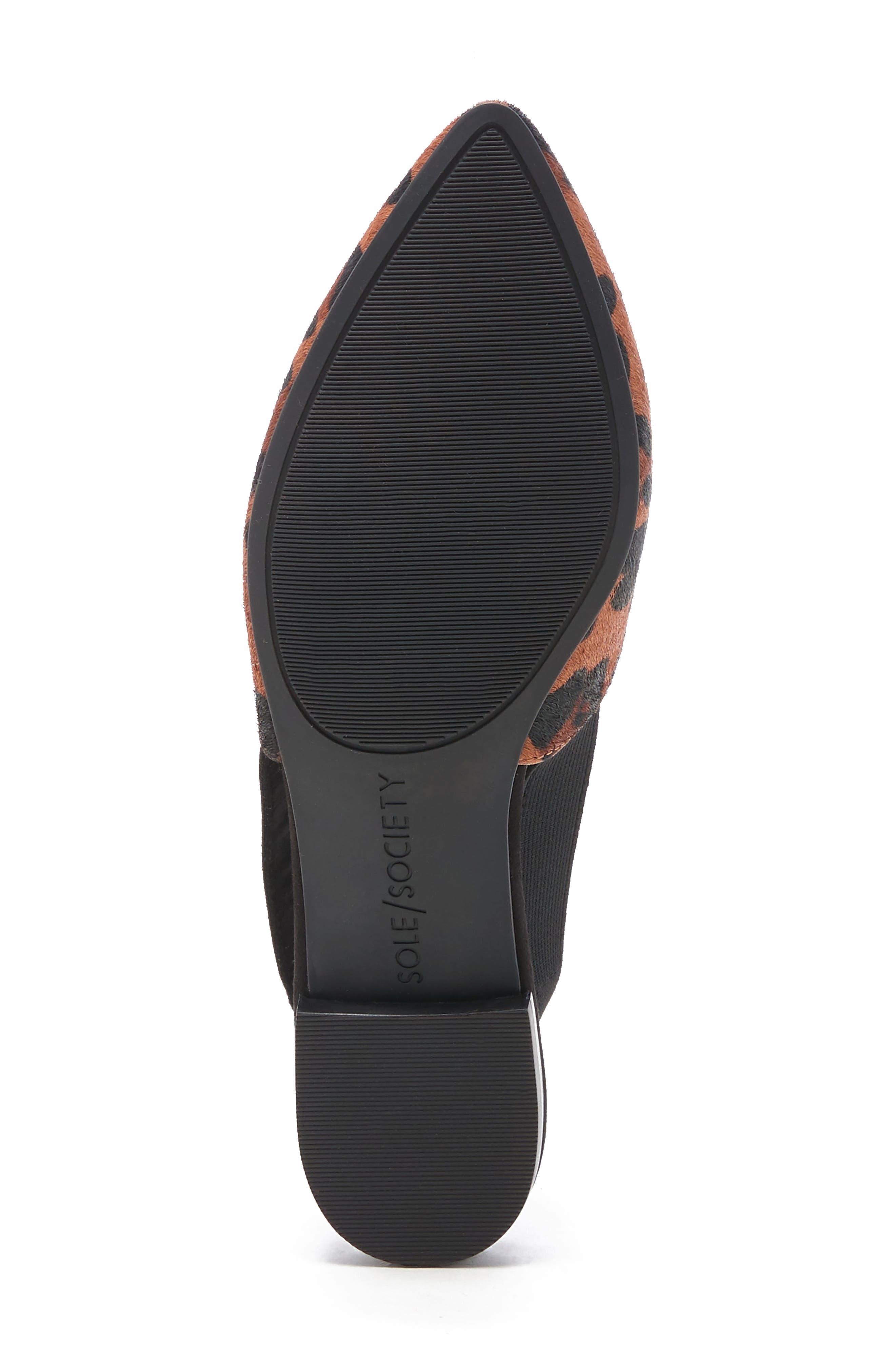 Kaniesa Slingback Flat, Alternate, color, TAN/ BLACK CALF HAIR