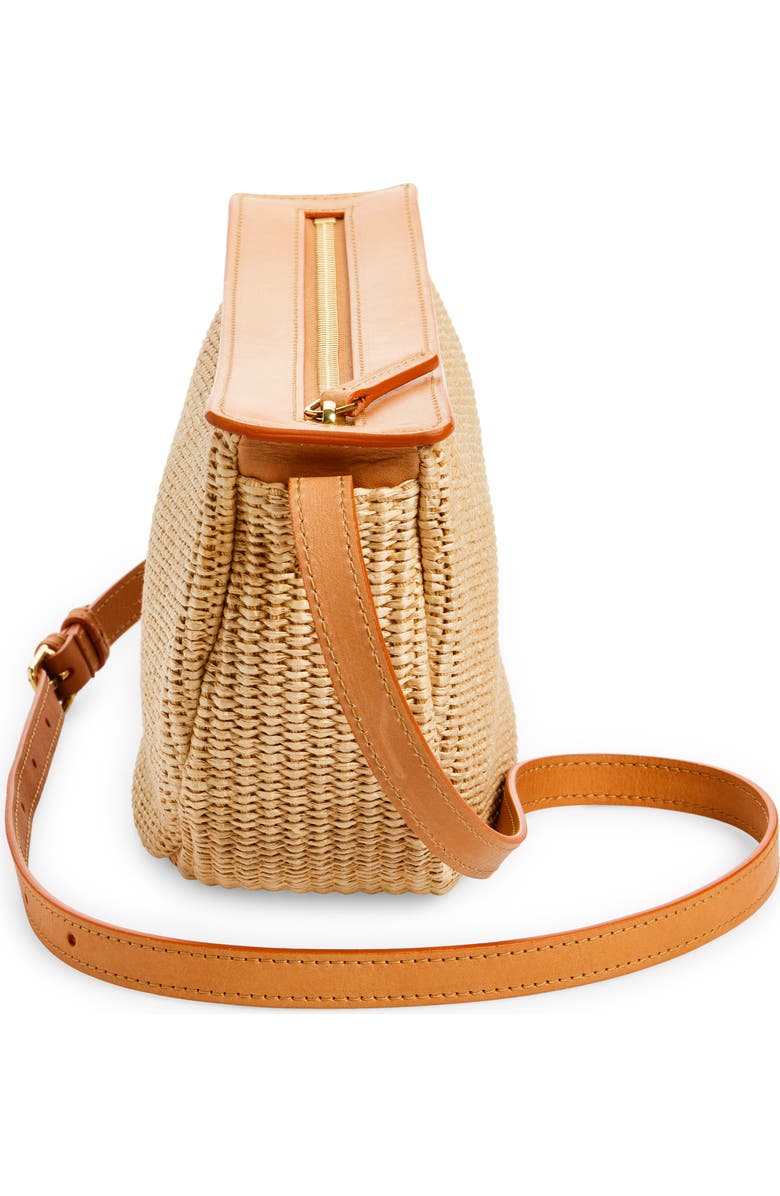 Mansur Gavriel Moon Raffia Sling Bag, Alternate, color,