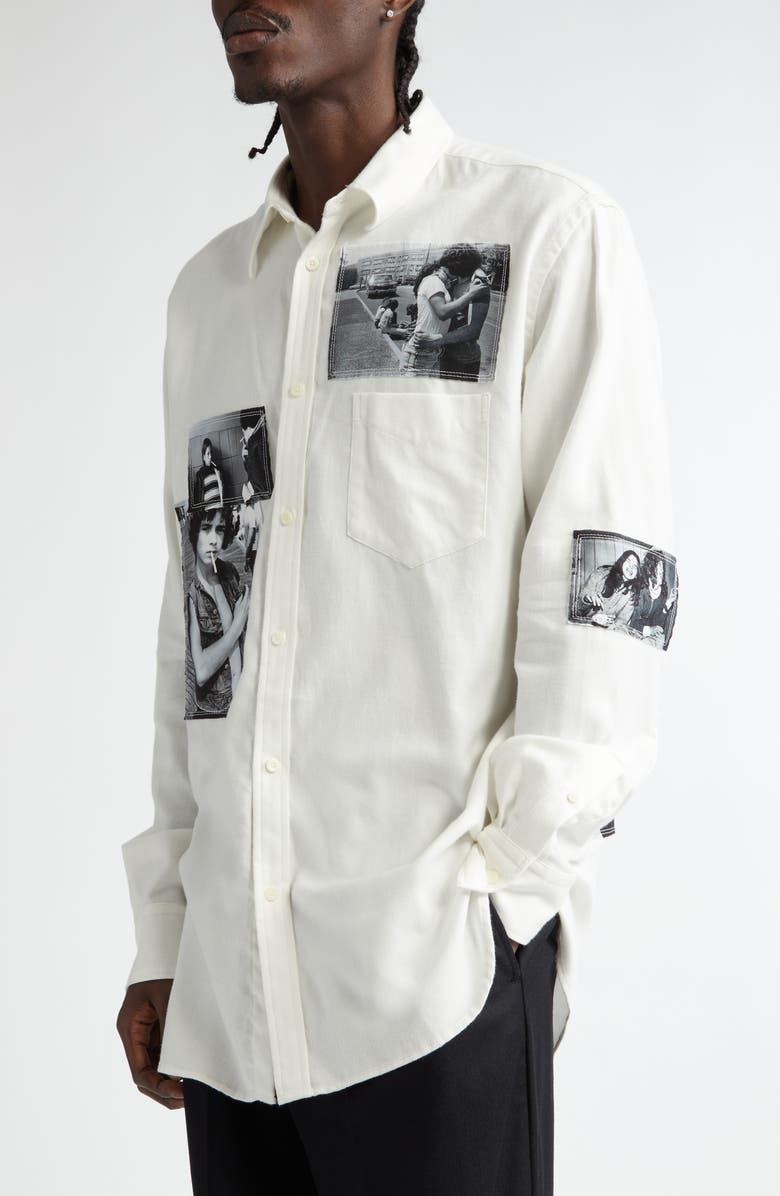Joseph Szabo Photo Patch Button-Up Shirt