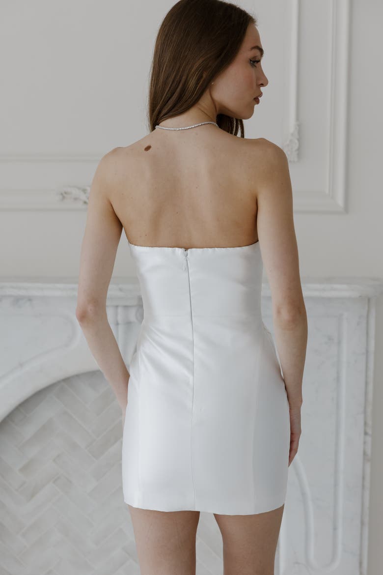 Bridgette Mini Dress, Alternate, color, Ivory