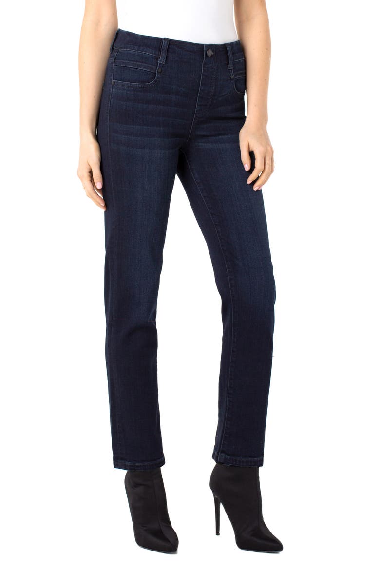 Gia Glider Pull-On Slim Jeans, Main, color, HALIFAX