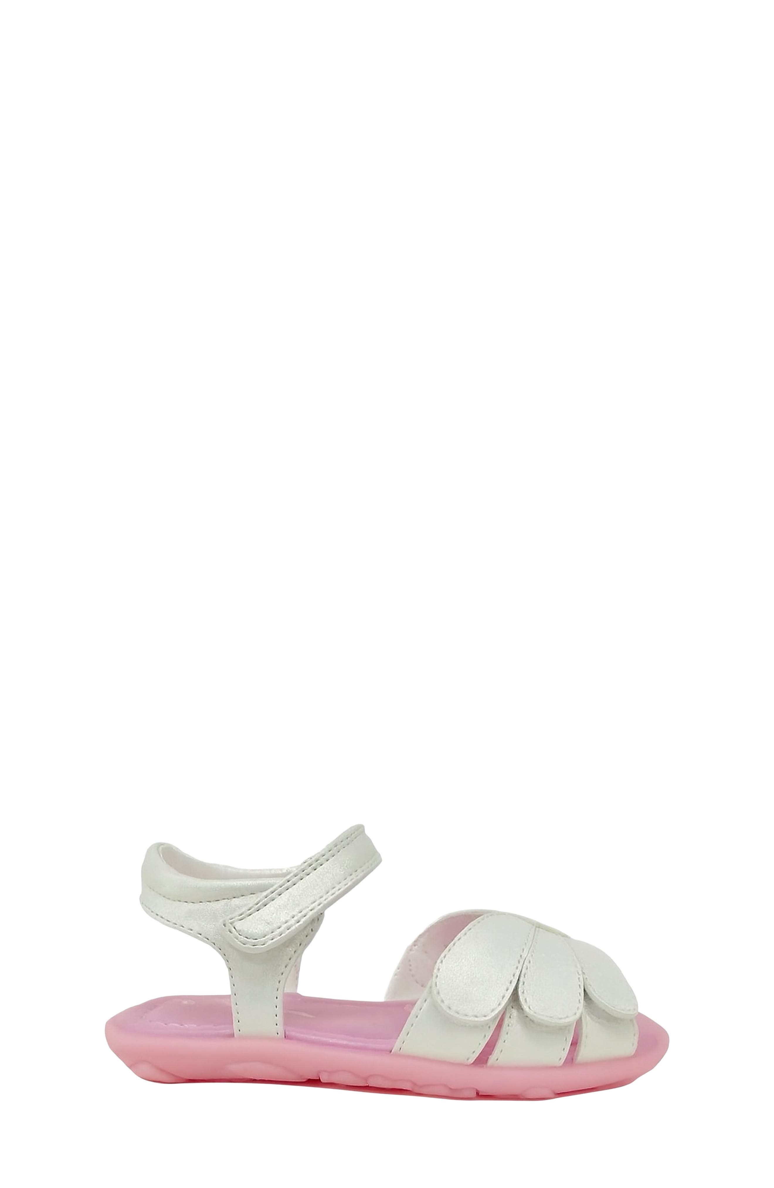 Nina Kids' Cristle Sandal, Alternate, color, White