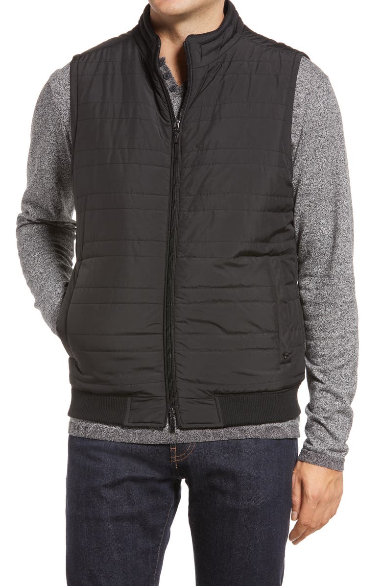 Robert Barakett Miller Quilted Vest, Alternate, color, 