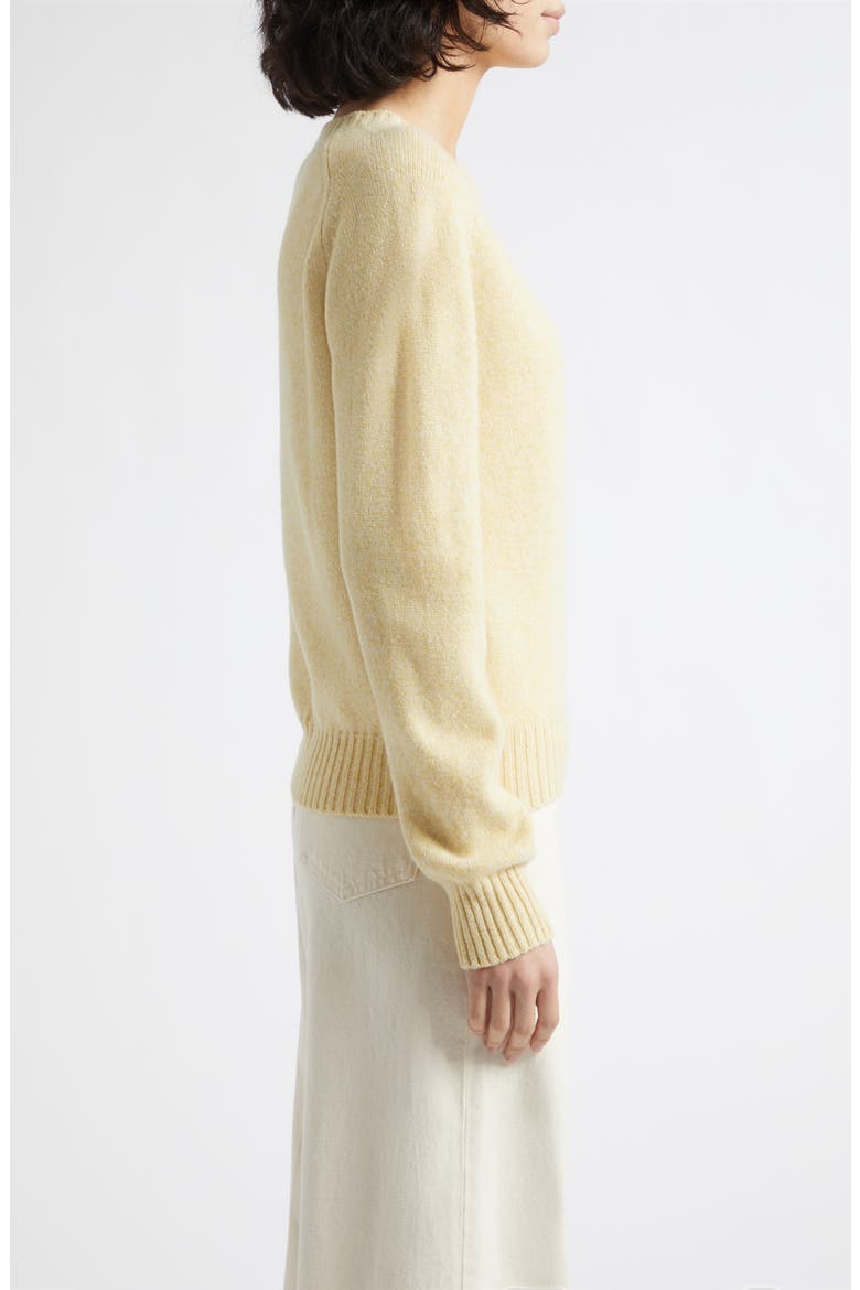 Blyth Lambswool Crewneck Sweater, Alternate, color, SUNSET SONG