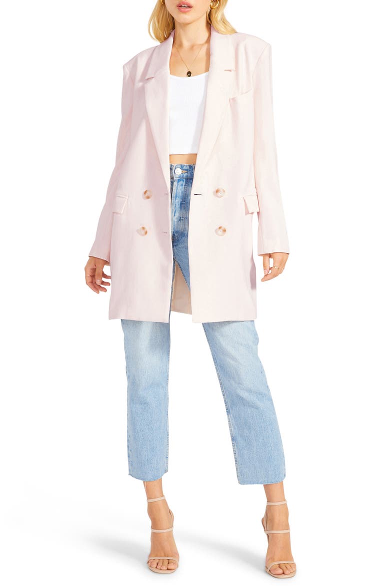 Dressed To Thrill Blazer, Main, color, VINTAGE IVORY
