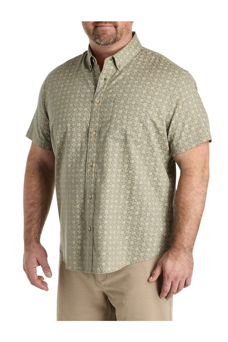 Big & Tall Breeze Sport Shirt, Main, color, SAGE