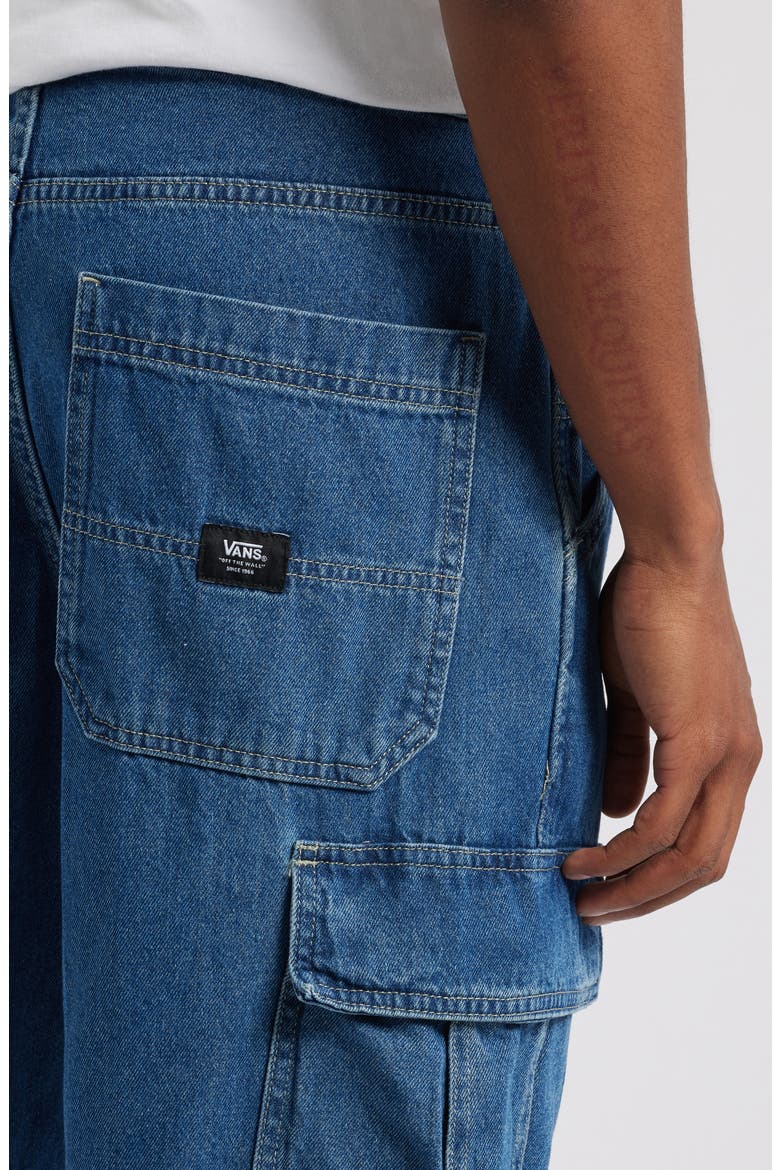 Service Cargo Relaxed Straight Leg Jeans, Alternate, color, VINTAGE INDIGO
