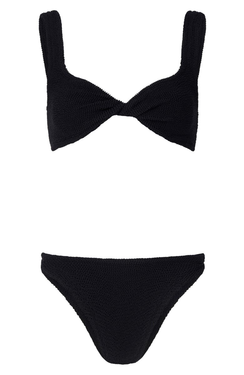 Hunza G Juno Crinkle Twist Two-Piece Swimsuit, Alternate, color,