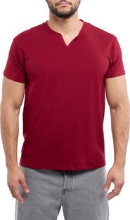 XRAY Split Neck T-Shirt