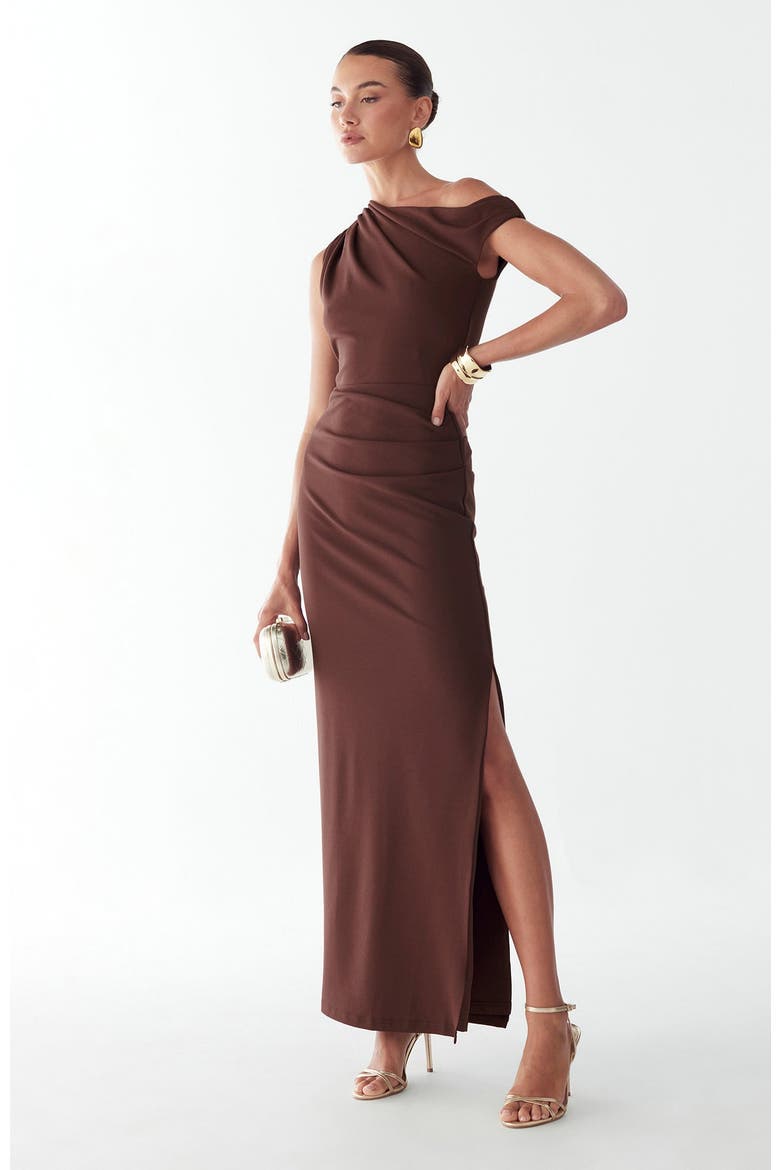 Raye Maxi Dress, Alternate, color, Chocolate