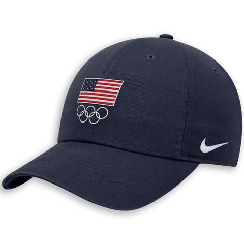Youth Nike Navy Team USA Club Adjustable Hat