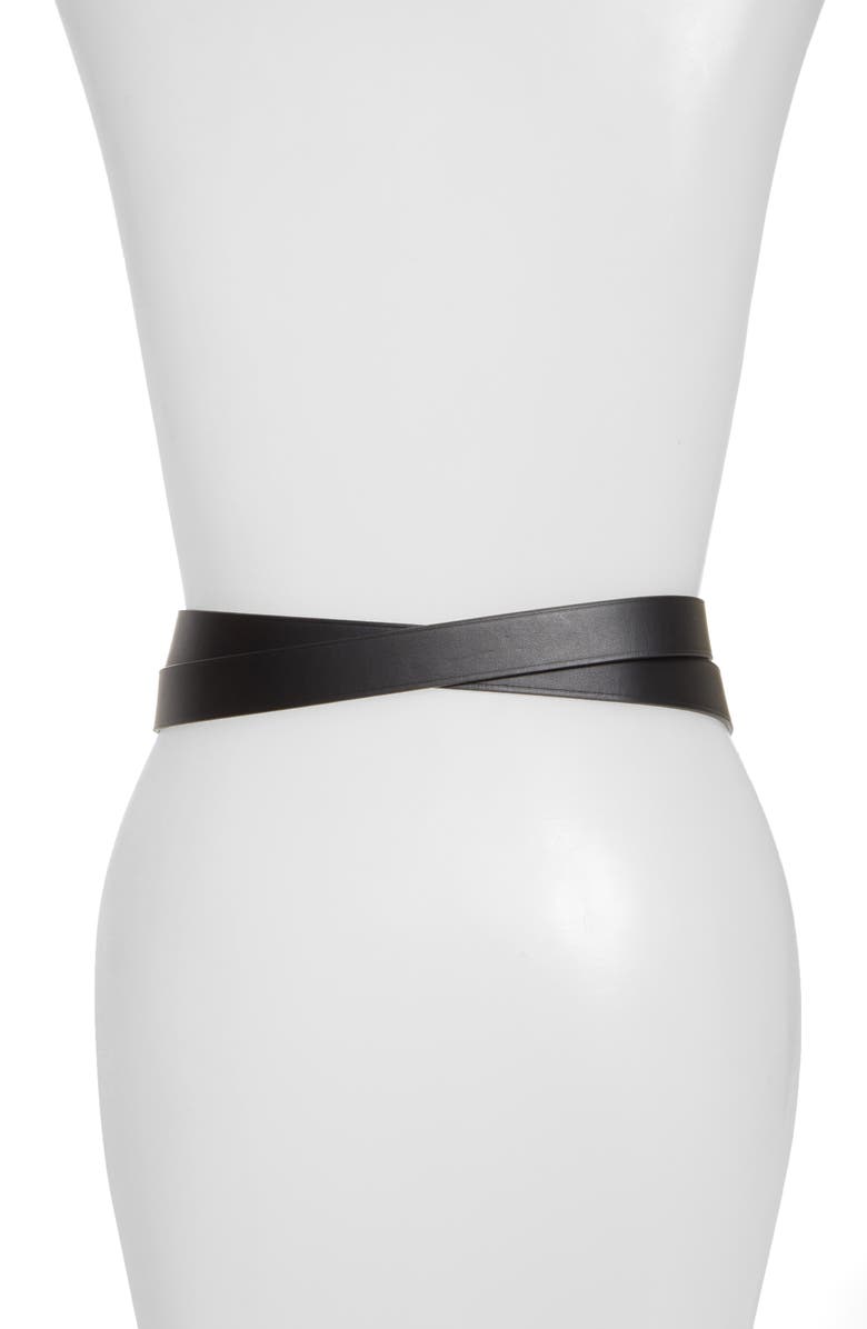 FRAME Leather Double Wrap Belt, Alternate, color, 