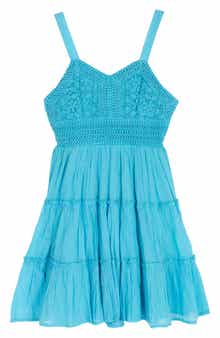 Kids' Crochet Cotton Sun Dress