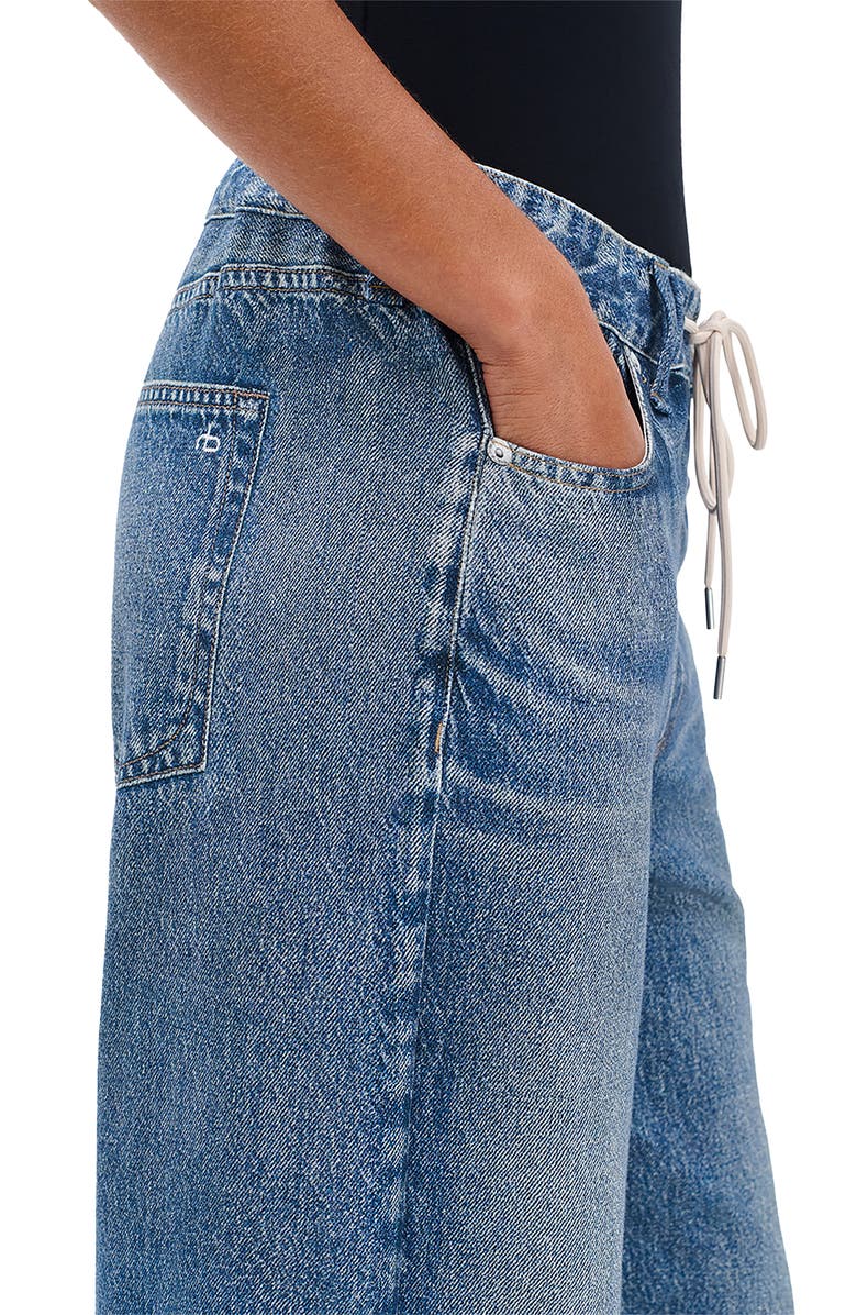 rag & bone rb Miramar Pull-On Wide Leg Cotton Terry Sweatpant Jeans, Alternate, color, Lakewood