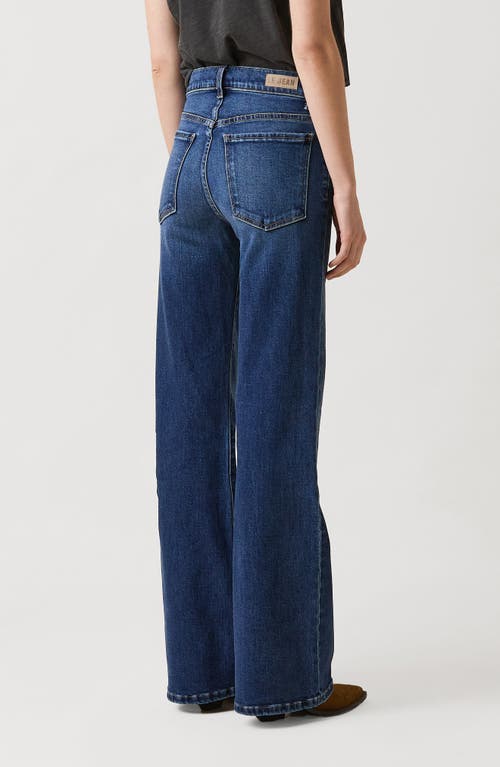 Le Jean High Waist Baby Bootcut Jeans In Blue