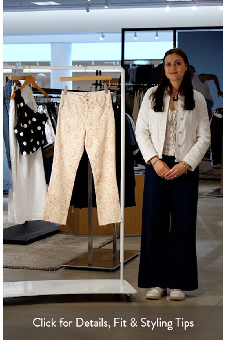 Dublin Floral High Waist Straight Leg Jeans video