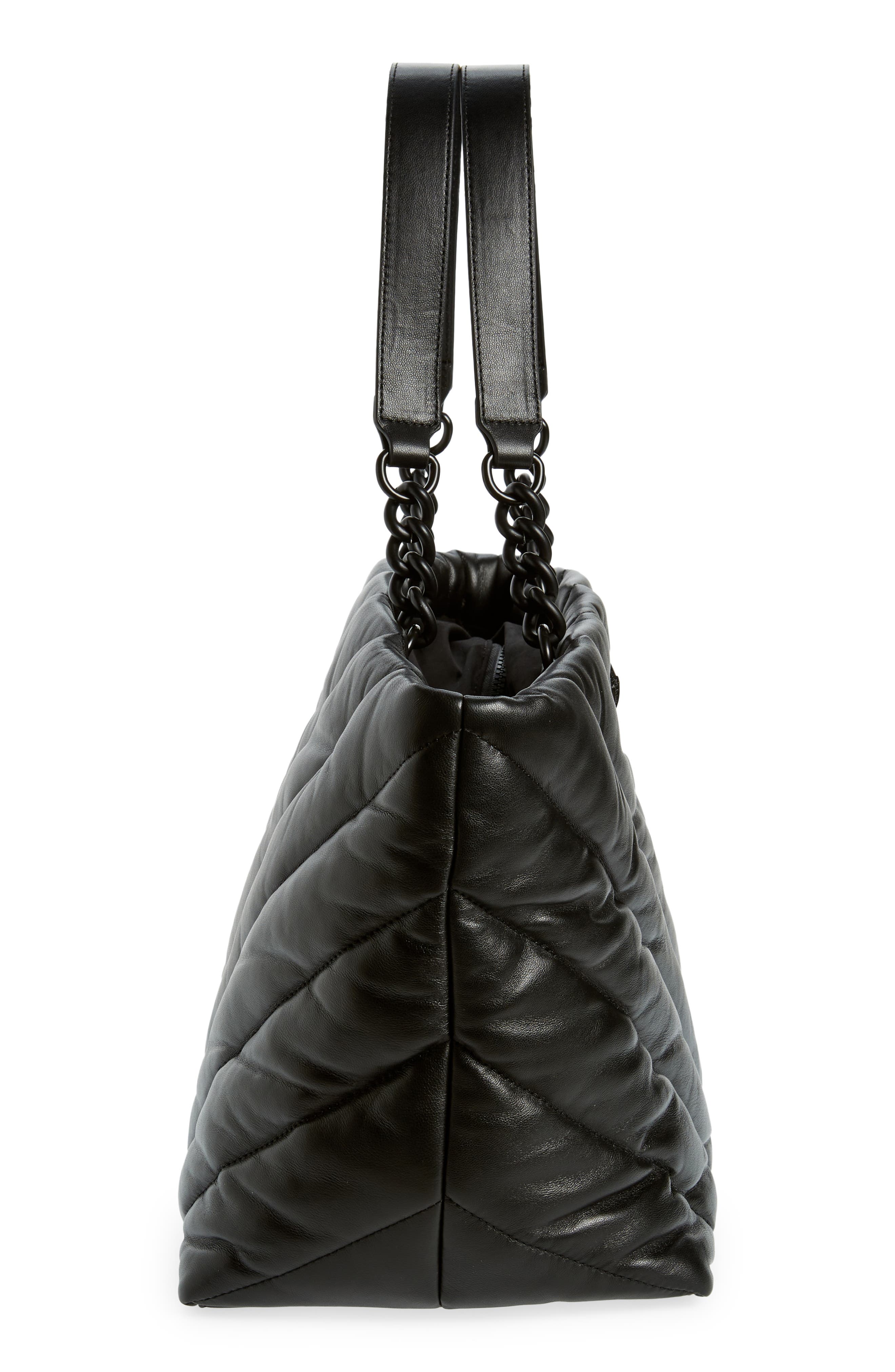 Kurt Geiger London Soho Quilted Leather Shopper, Alternate, color, 