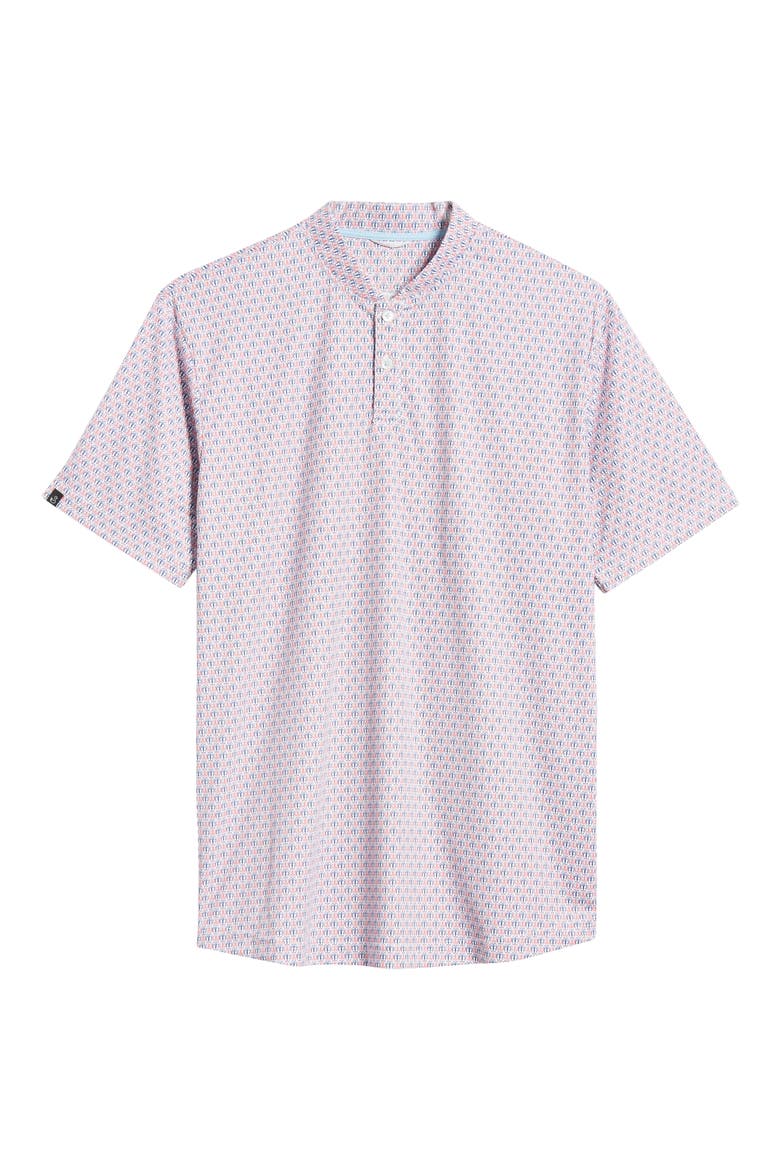 Toftner Flip Flop Print Blade Collar Golf Polo, Alternate, color, MAROON