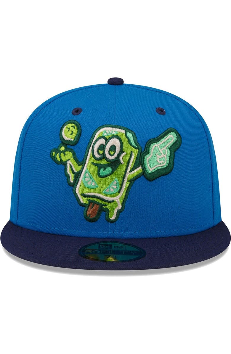 New Era Men's New Era Blue Beloit Sky Carp Copa De La Diversion 59FIFTY Fitted Hat, Alternate, color, Blue