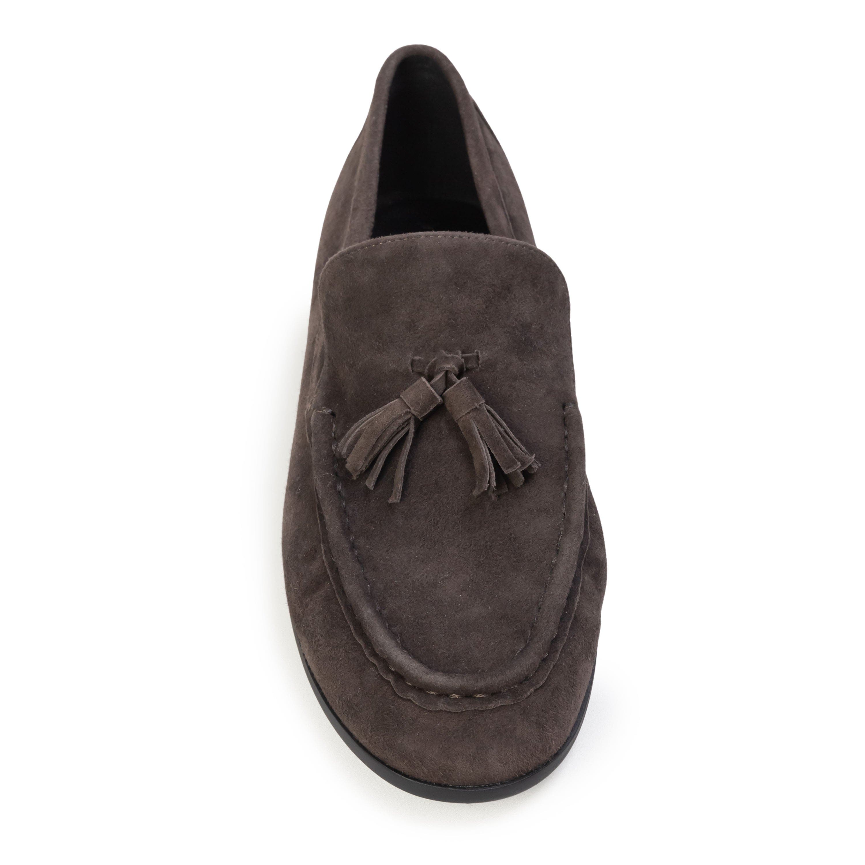 Finn Suede Loafer, Alternate, color, Hot Fudge Suede
