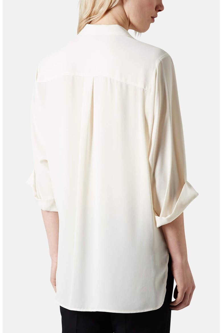 Formal Drape Front Maternity Blouse, Alternate, color, CREAM